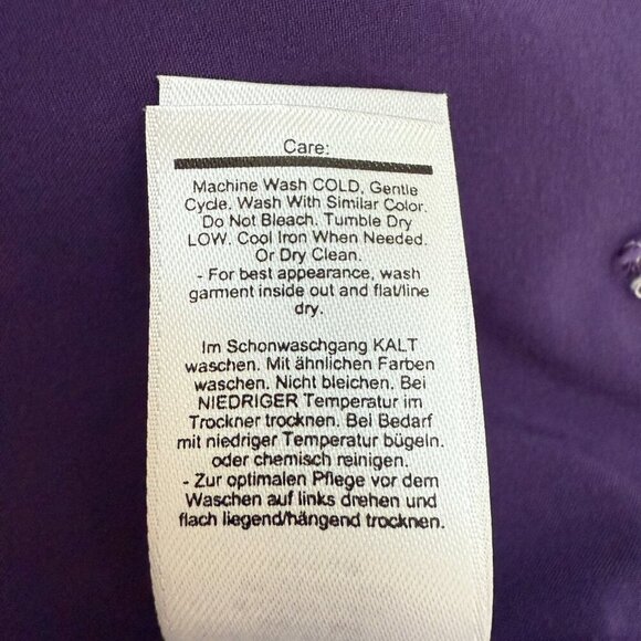 SmartWool Willow Lake Mini Dress Womens Small Purple Criss Cross Sleeveless NWOT - Picture 14 of 15